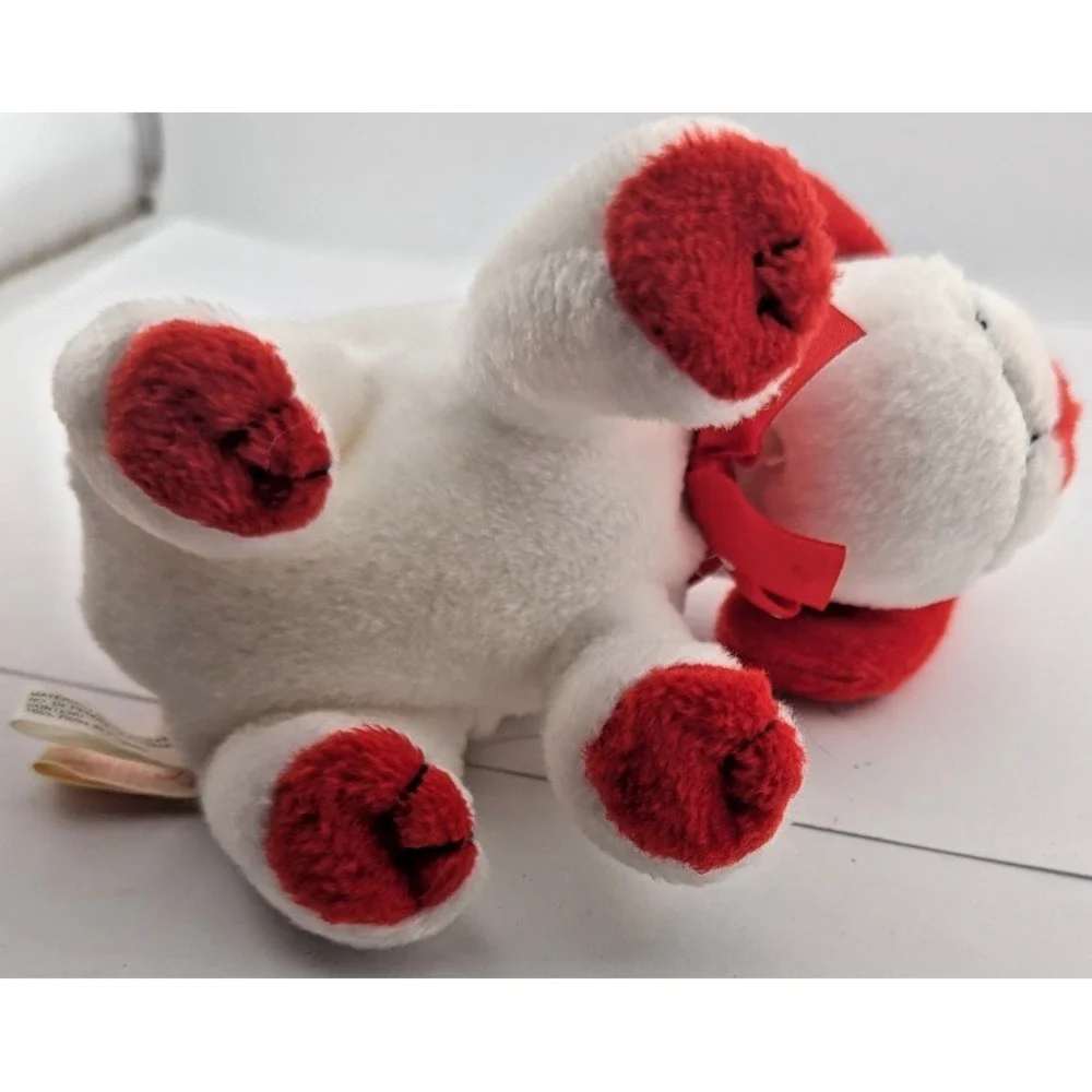 Ty Beanie Baby HEARTBEAT Dog Year 2004 Puppy Plush Valentine's Day